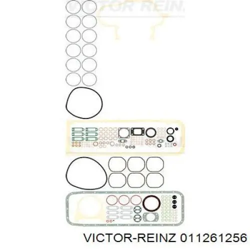 011261256 Victor Reinz комплект прокладок двигателя полный