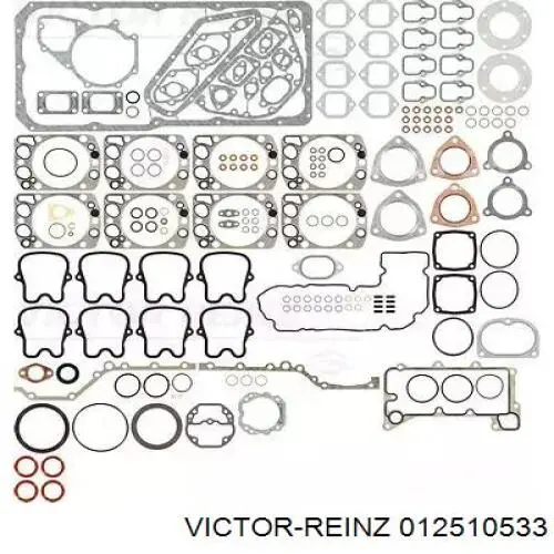 012510539 Victor Reinz комплект прокладок двигателя полный