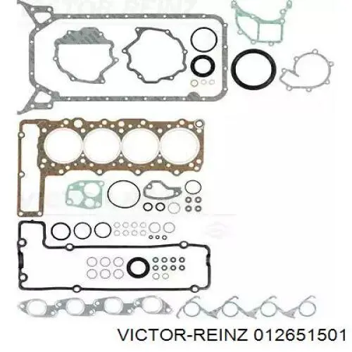 Комплект прокладок двигателя полный Victor Reinz 012651501