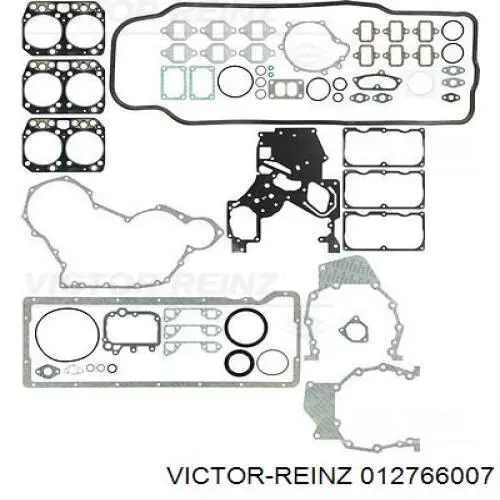 Нижний комплект прокладок двигателя 012766007 Victor Reinz