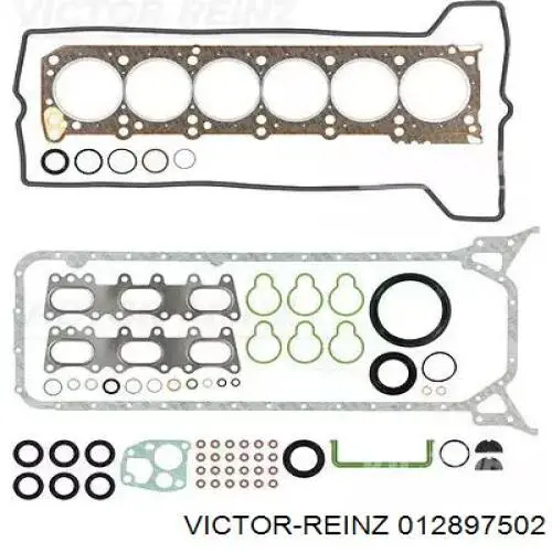 012897502 Victor Reinz комплект прокладок двигателя полный