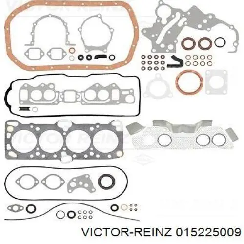 MD997107 Mitsubishi kit de vedantes de motor completo