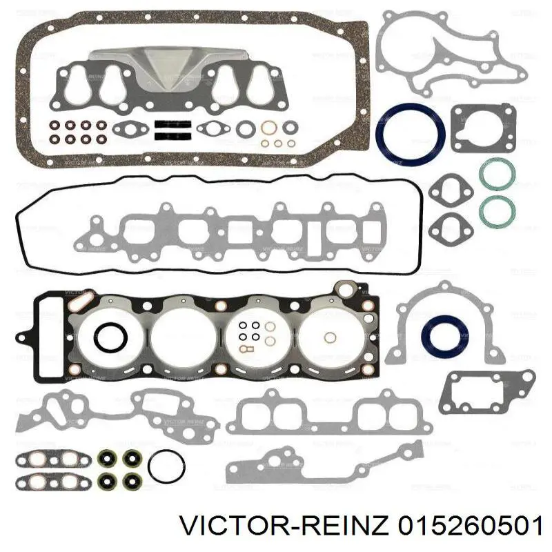 Верхний комплект прокладок двигателя 015260501 Victor Reinz