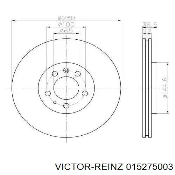 Полный комплект прокладок двигателя Victor Reinz 015275003 цена, от 132.35 USD