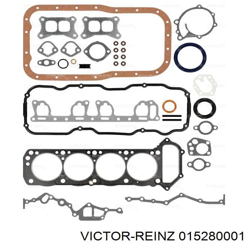 Комплект прокладок двигателя 015280001 Victor Reinz