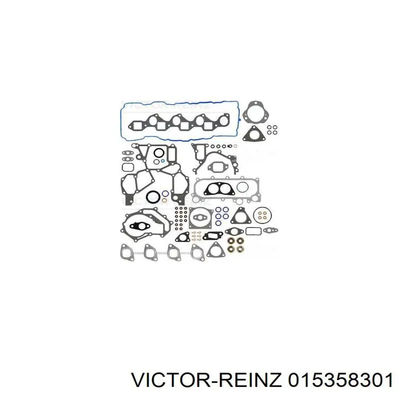 015358301 Victor Reinz комплект прокладок двигателя полный