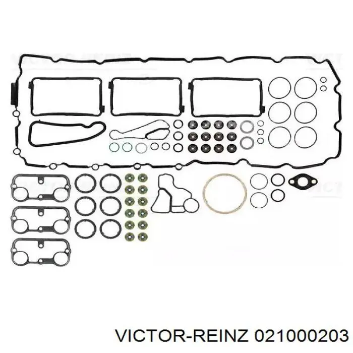 02-10002-03 Victor Reinz комплект прокладок двигателя верхний