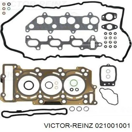 Верхний комплект прокладок двигателя Victor Reinz 021001001 цена, от 117.58 USD
