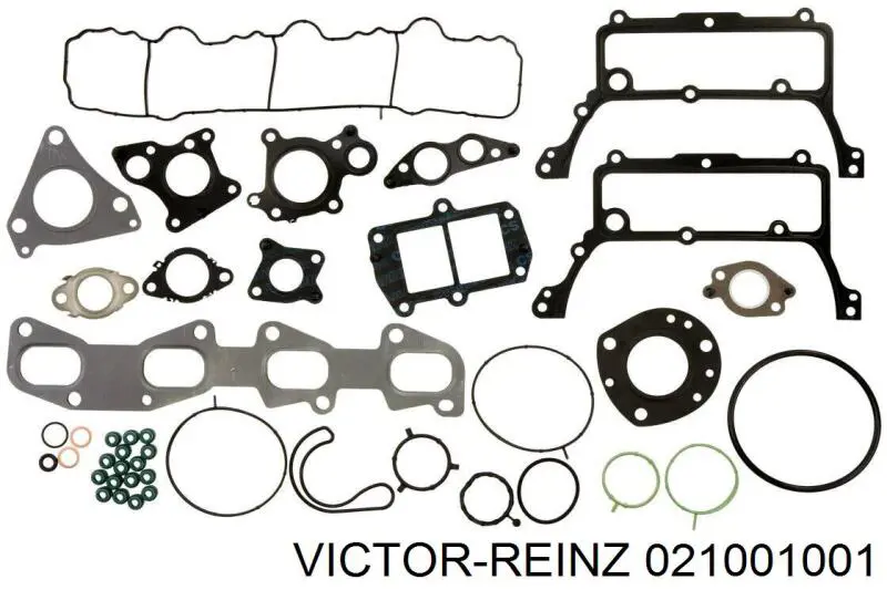 021001001 Victor Reinz комплект прокладок двигателя верхний