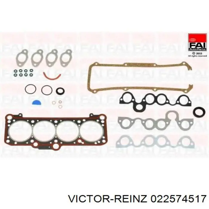 Верхний комплект прокладок двигателя Victor Reinz 022574517 цена, от 39.03 USD