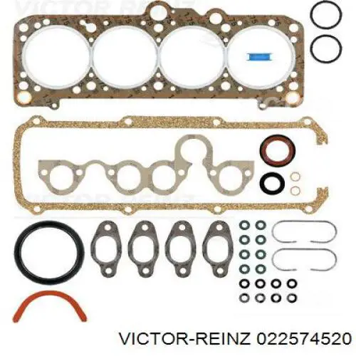 Верхний комплект прокладок двигателя 22574520 Victor Reinz