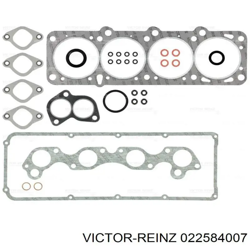 Верхний комплект прокладок двигателя 022584007 Victor Reinz