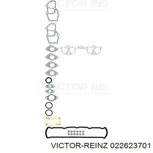 Верхний комплект прокладок двигателя 022623701 Victor Reinz