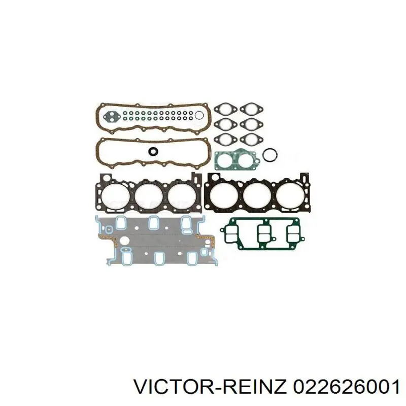 Верхний комплект прокладок двигателя 022626001 Victor Reinz