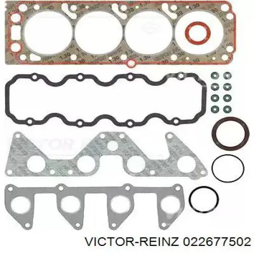02-26775-02 Victor Reinz комплект прокладок двигателя верхний