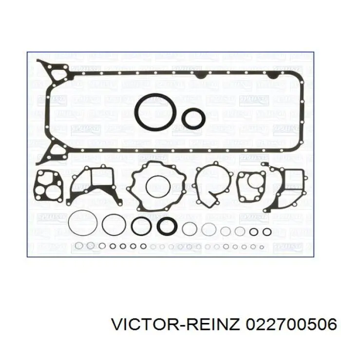Верхний комплект прокладок двигателя Victor Reinz 022700506 цена, от 72.44 USD