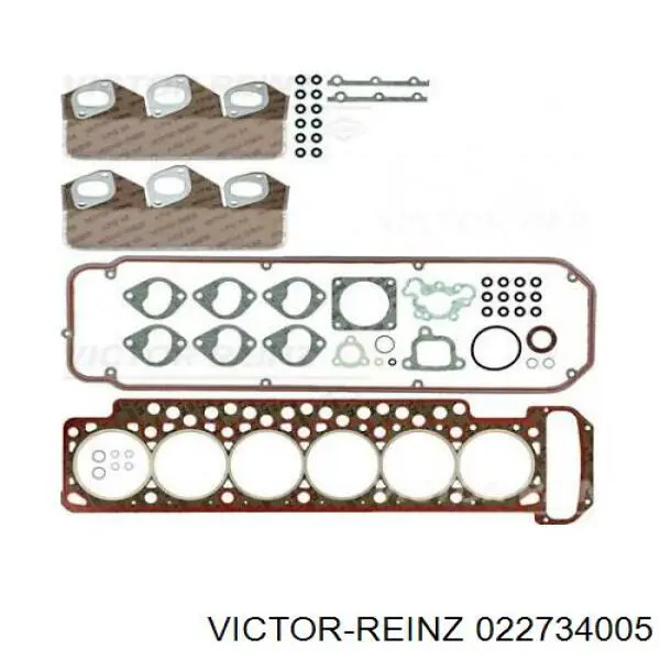 Верхний комплект прокладок двигателя 022734005 Victor Reinz