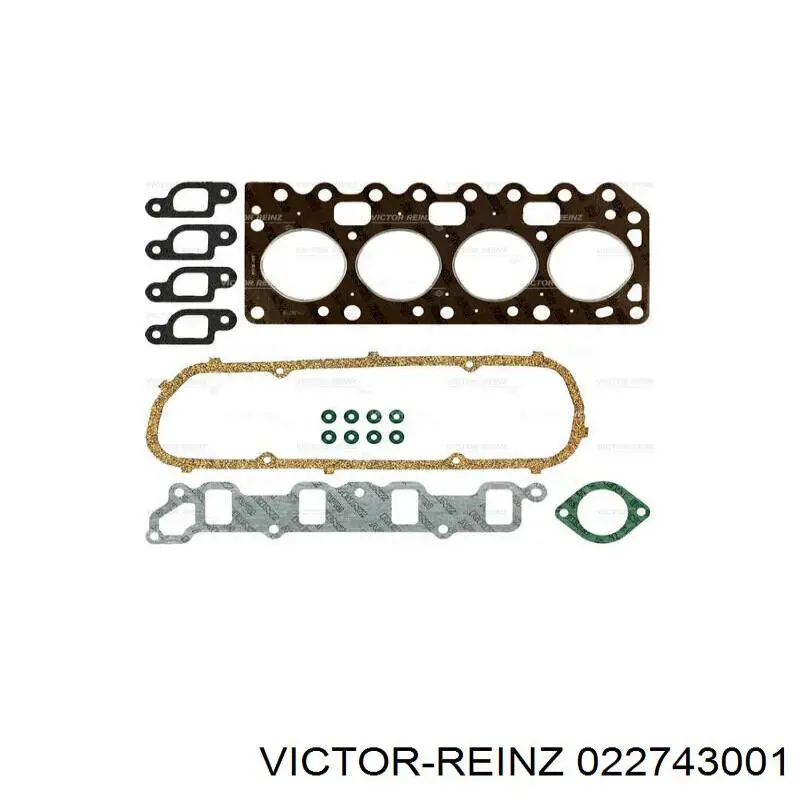 Верхний комплект прокладок двигателя Victor Reinz 022743001 цена, от 28.24 USD