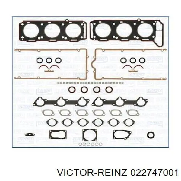 02-27470-01 Victor Reinz комплект прокладок двигателя верхний