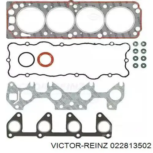 Комплект прокладок двигателя верхний Victor Reinz 022813502