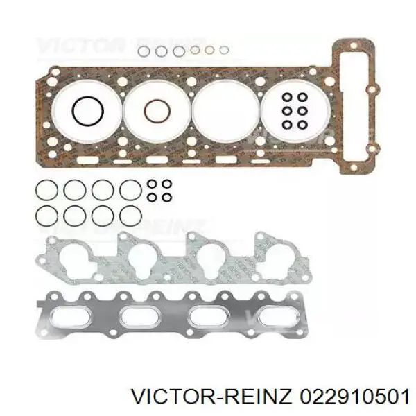 022910501 Victor Reinz комплект прокладок двигателя верхний