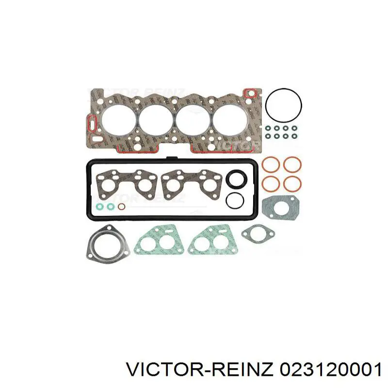 Верхний комплект прокладок двигателя 023120001 Victor Reinz