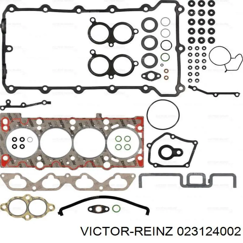 Верхний комплект прокладок двигателя 023124002 Victor Reinz