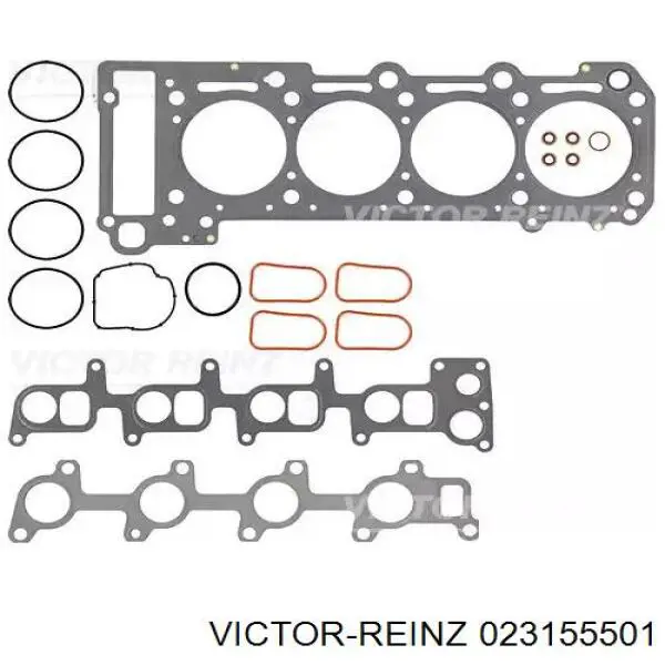 Комплект прокладок двигателя верхний Victor Reinz 023155501