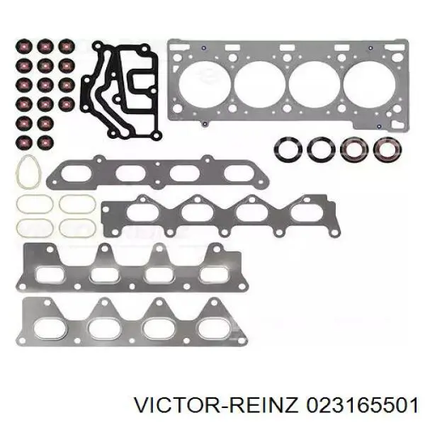 Комплект прокладок двигателя верхний Victor Reinz 023165501