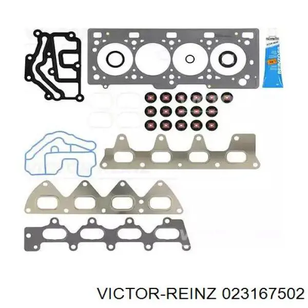 02-31675-02 Victor Reinz комплект прокладок двигателя верхний