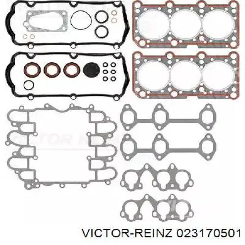 023170501 Victor Reinz комплект прокладок двигателя верхний