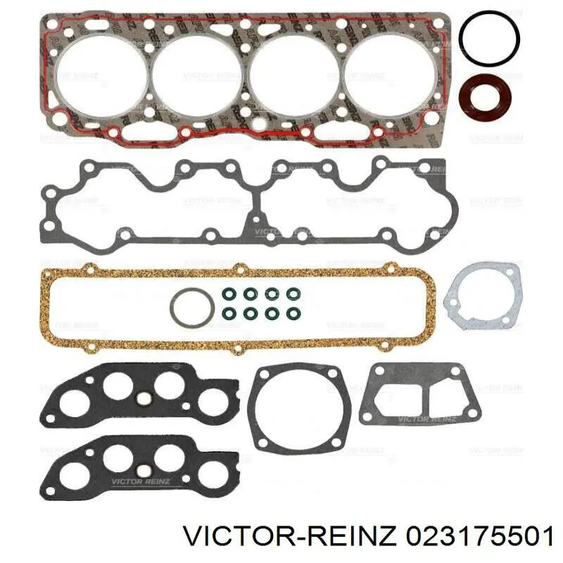 Верхний комплект прокладок двигателя 023175501 Victor Reinz