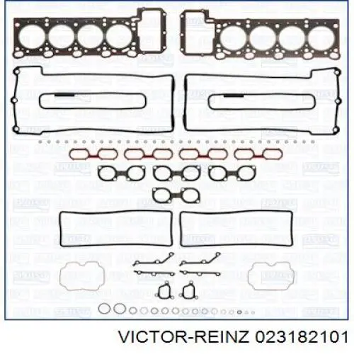 02-31821-01 Victor Reinz комплект прокладок двигателя верхний