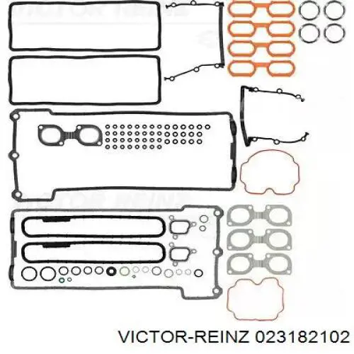 Верхний комплект прокладок двигателя 023182102 Victor Reinz