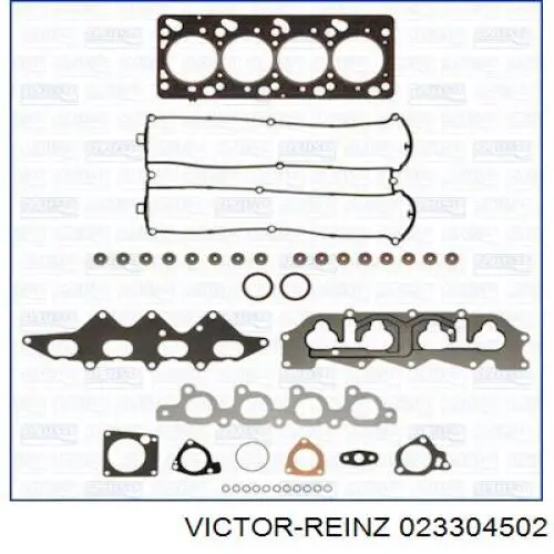 Верхний комплект прокладок двигателя 023304502 Victor Reinz