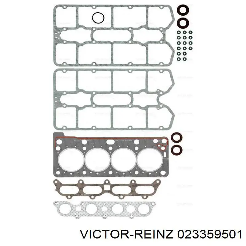 Верхний комплект прокладок двигателя 023359501 Victor Reinz