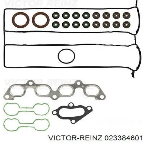 Верхний комплект прокладок двигателя 023384601 Victor Reinz