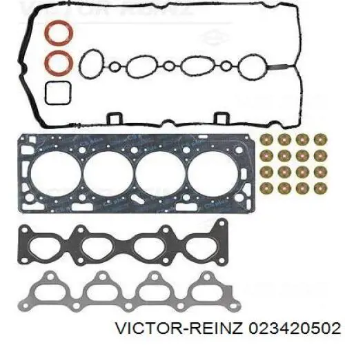 Купить 023420502 Victor Reinz Верхний комплект прокладок двигателя