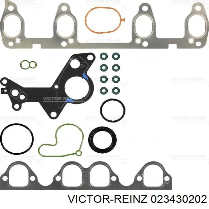 02-34302-02 Victor Reinz комплект прокладок двигателя верхний