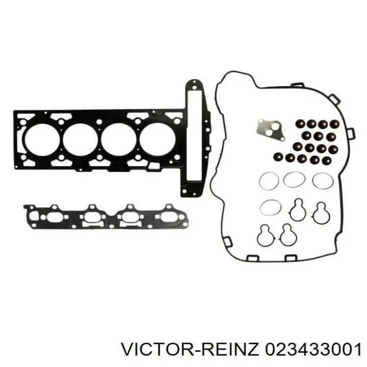 Верхний комплект прокладок двигателя 023433001 Victor Reinz