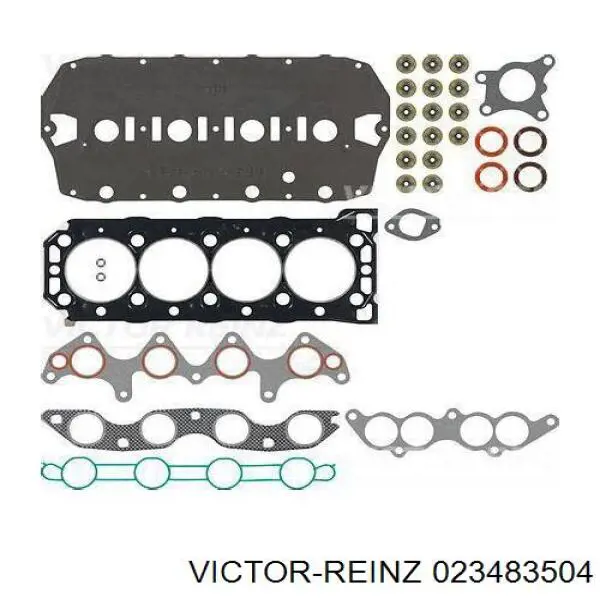 Верхний комплект прокладок двигателя 023483504 Victor Reinz