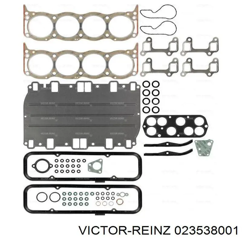 Верхний комплект прокладок двигателя Victor Reinz 023538001 цена, от 228.44 USD