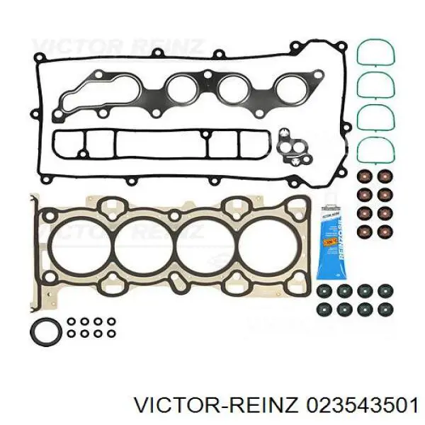 02-35435-01 Victor Reinz комплект прокладок двигателя верхний