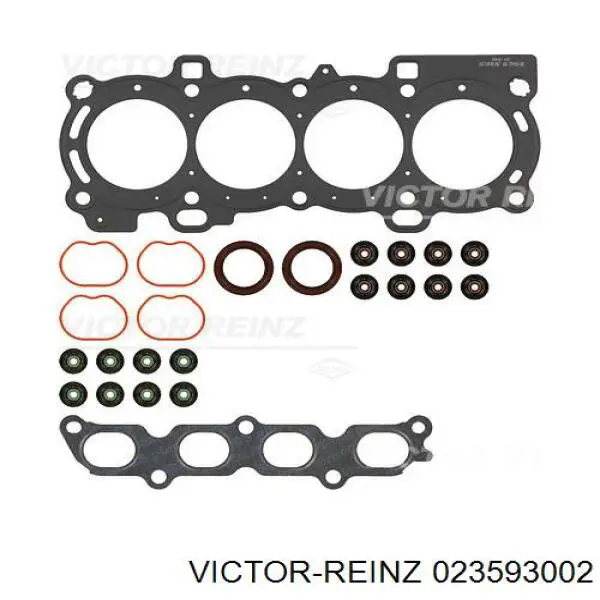 Верхний комплект прокладок двигателя 023593002 Victor Reinz