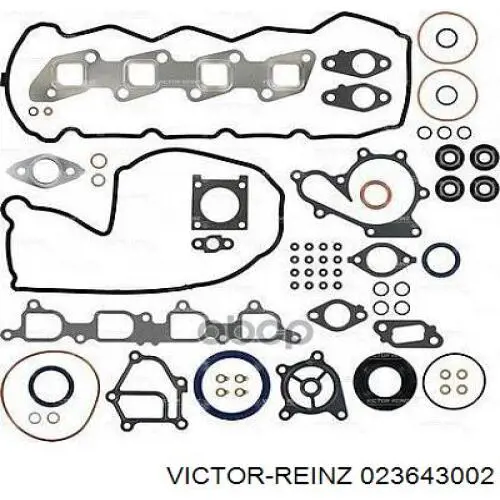 023643002 Victor Reinz Комплект прокладок двигателя верхний