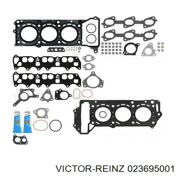 Комплект прокладок двигателя, верхний Victor Reinz 23695001
