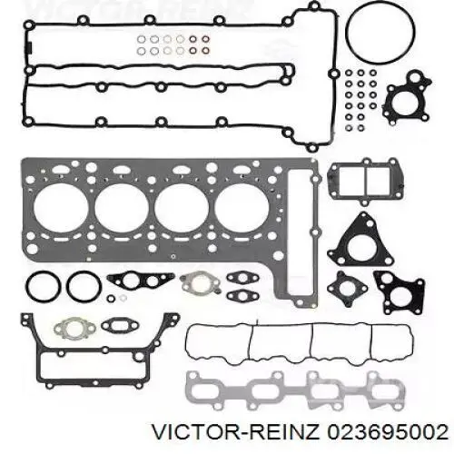 Верхний комплект прокладок двигателя 023695002 Victor Reinz