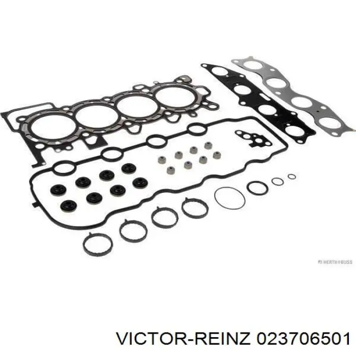 Верхний комплект прокладок двигателя 023706501 Victor Reinz