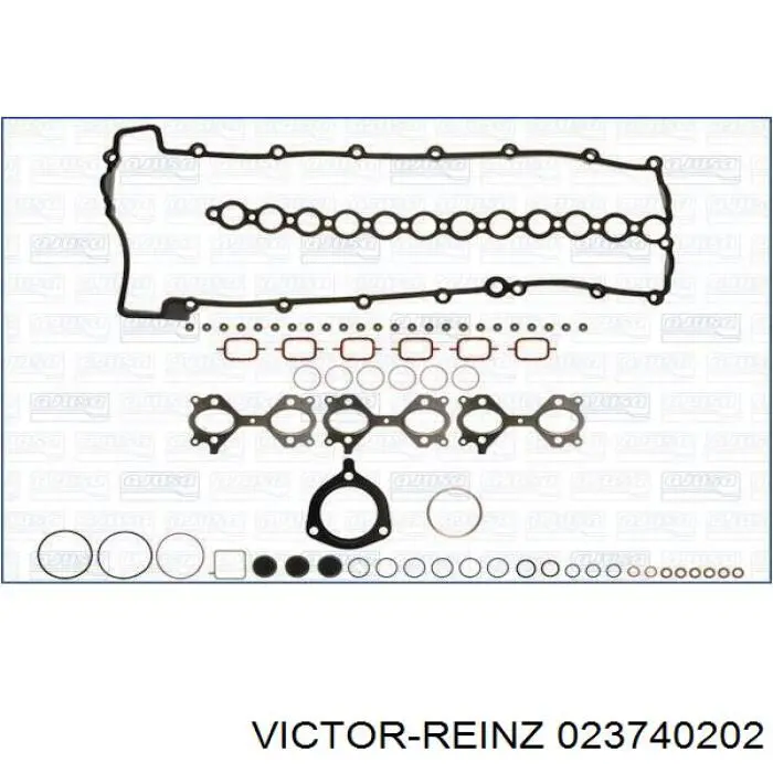 Верхний комплект прокладок двигателя Victor Reinz 023740202 цена, от 165.25 USD