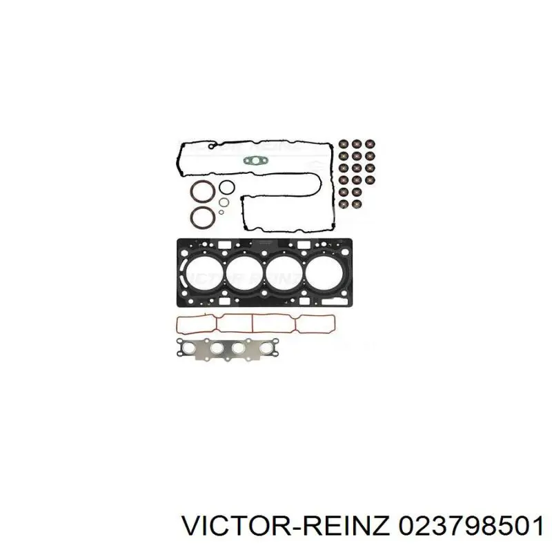 023798501 Victor Reinz Комплект прокладок двигателя верхний